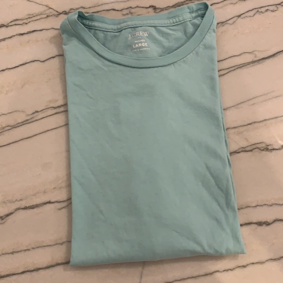 J. Crew Other - J. Crew Men’s Light Green Crew T-Shirt Mens Large